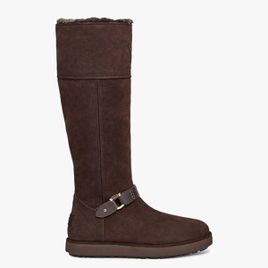 Ugg Classic Berge Tall Suede Stövlar Dam Bruna (213467FEO)